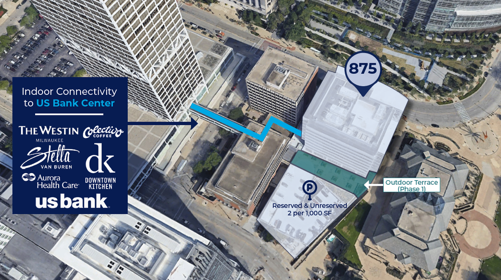 Connectivity map for 875 E. Wisconsin Avenue