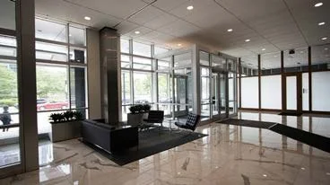 Interior view of 875 E. Wisconsin Avenue showing modern common space