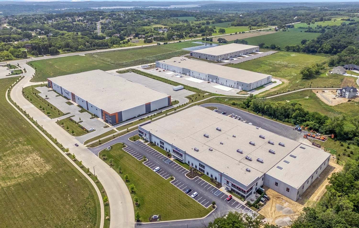 Highlands Business Park Showcase industrial development in Sussex, Wisconsin